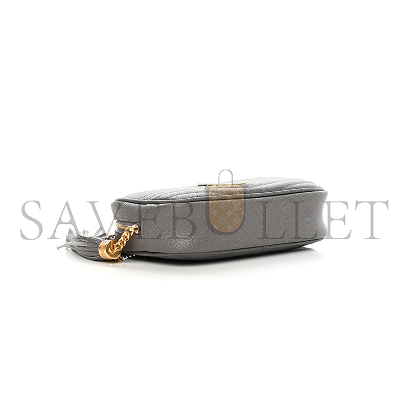 LOU MINI BAG IN MATELASSÉ GRAIN DE POUDRE EMBOSSED LEATHE 1203358 (19*10.5*5cm)